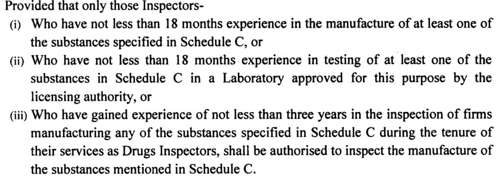 Bihar BPSC Drug Inspector Bharti 2022 Educational Qualification Experience